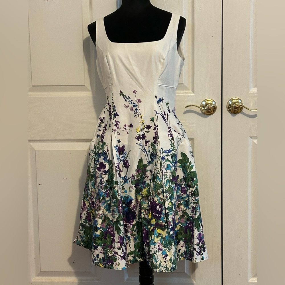 Lauren Ralph Lauren Floral White Dress